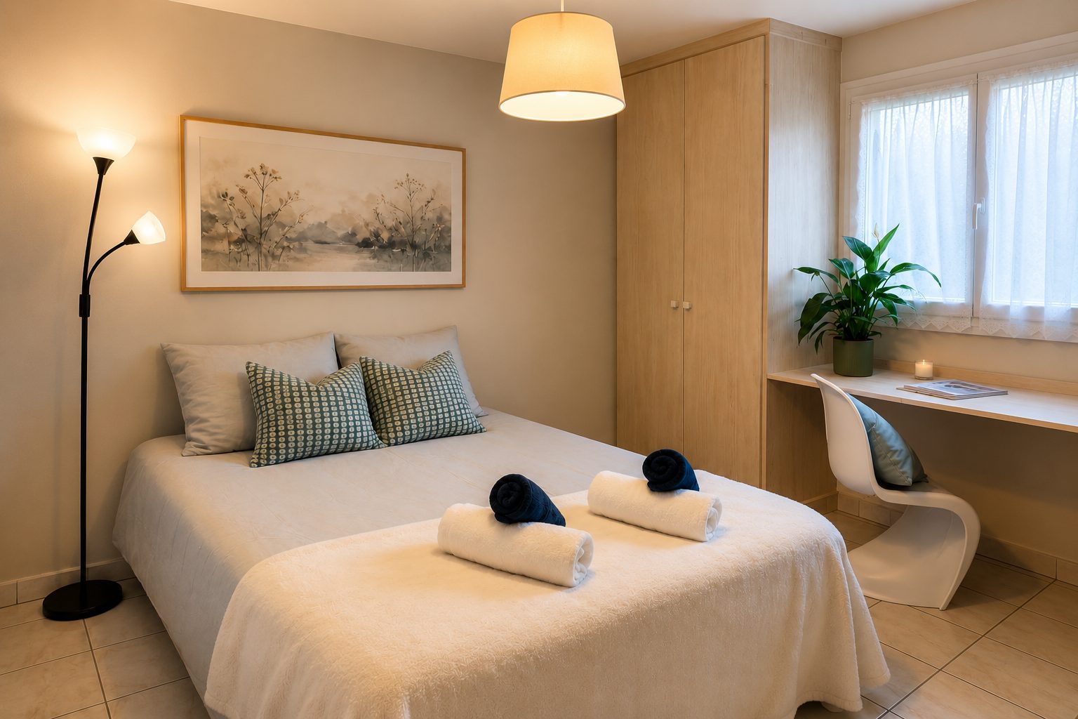 Une autre chambre avec bureau